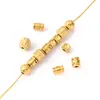 Aço Titânio Ouro 18k Contas Cabeça de Buda Contas Bolas Trançadas Contas Flor Quadrada Fundição Colorida Contas Soltas DIY Colar Pulseira Atacado
