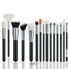 Cross-border 15 animal cabelo Cangzhou maquiagem pincel terno conjunto pincel sombra olho pincel base fábrica atacado direto