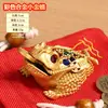 Figura de sapo dorado, adorno de mano de sapo de latón, mascota de té estilo antiguo, pequeña artesanía de metal, cobre