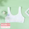 Ropa interior deportiva de desarrollo para niñas Omefen, sujetador fino de algodón puro a prueba de golpes para estudiantes de secundaria