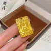 Nova Colar Pingente Gelo Triturado Estilo Chinês com Acessório Pingente de Corda de Cera Feita à Mão, Decoração de Pingente Exquisita de Nicho