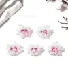 Flor de Rosa Pequeña Simulada de 4 cm Venta al por Mayor Decoración de Boda Flor de Rosa en Capullo Arreglo Floral Accesorios Flor Rosa