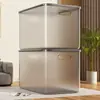 Caja de almacenamiento transparente caja de almacenamiento para juguetes y refrigerios para el hogar caja organizadora de ropa cesta de almacenamiento rectangular con tapa caja de almacenamiento