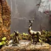 Venta Caliente Transfronteriza Adornos de Micro Paisajismo Plantas Simulación Mini Flor de Ciruelo Ciervos Animales Pequeños Ciervos Lindos Decoraciones de Escritorio
