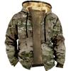 Roupas de Algodão Masculinas de Inverno Europeias e Americanas, Bolsos com Capuz Quentes e de Veludo, Roupas de Algodão de Manga Longa, Impressão Digital 3D, Louças Sanitárias Modernas e Confortáveis