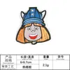 Etiqueta de bordado de computador adesivos de patch de morcego acessórios de vestuário de anime de terror acessórios de bagagem adesivos de tecido de crachá redondo