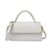 Bolsa Baguete Casual de Mão para Mulheres Outono 2025 Nova Luxo Acessível Cor Contrastante Textura de Alta Qualidade Bolsa de Ombro Único Transversal