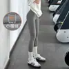 Pantalones de Yoga para Entrenamiento de Pilates y Deportes de Gimnasio para Mujer Cintura Alta Control de Abdomen Levantamiento de Cadera Leggings Tiburón Ropa de Yoga para Correr