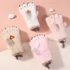 Nuevos Guantes de Felpa con Garra de Gato y Pata de Conejo de Estilo Coreano para Mujer, de Dedos Completos, Terciopelo Espesado, Lindos, para Adultos y Estudiantes, Pata de Oso, para Mantener el Calor