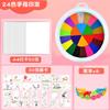 Conjunto de almofadas de tinta coloridas para pintura a dedo infantil Almofada de tinta para palma Pigmento para pintura a dedo Pintura atóxica Grafite pode