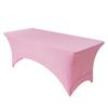 Toalha de mesa retangular elástica de poliéster para comércio exterior transfronteiriço Capa de mesa de coquetel Capa de mesa elástica para festa ao ar livre para casamento