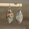 Pendientes de Moda con Colgante de Gota de Agua para Mujer Exquisitos Pendientes Pendientes de Piedra Emperador pendientes