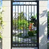 Puerta Pequeña de Patio, Jardín Exterior, Puerta Pequeña de Hierro, Puerta de Patio, Puerta de Hierro para Patio Estilo Europeo, Apertura Única de Patio Estilo Chino