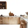 Exportación de Chapa de Madera Australiana Gabinetes Integrados Pintados Comercio Exterior Gabinetes de Cocina de PVC Personalizados para Toda la Casa Fábrica de Foshan