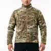 Ropa de Exterior Huanlong Chaqueta de Forro Polar Chaqueta Softshell Otoño e Invierno Capa Interior Abrigo de Forro Polar Chaqueta Exterior para Hombre