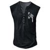 Chaleco informal sin mangas con estampado digital para hombre joven, de talla europea, fino y único, de verano, para comercio exterior transfronterizo