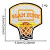 Patch Bordado Personalizado de Desenho Animado de Jogo de Basquete Série Esportiva Patch Decorativo Emblema Bordado Acessórios para Roupas com Suporte Adesivo