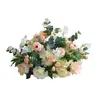 Nuevo Arreglo de Boda Estilo Bola de Flores para Camino Adornos de Mesa de Postres Ceremonia de Entrega en Ventana de Centro Comercial Ramo de Seda de Simulación