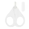 Cortauñas de Acero Inoxidable para Bebé, Tijeras para Niños, Tijeras Lindas con Cubierta Antipolvo, Cortauñas para Niños Pequeños, Tijeras para Bebé Anti-pellizco