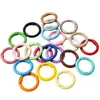 Fecho de Mola Colorido 24mm Ecológico Argola de Mola Cor de Doce Acessórios para Joias DIY Anel Aberto Pintado Fecho Circular