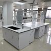 Bancada de teste de aço escolar, bancada lateral de madeira de aço, bancada de teste, bancada de laboratório, mesa de laboratório, console químico
