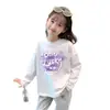 Camiseta de Manga Larga de Algodón Puro para Niñas Estilo Coreano Nueva Llegada Moda de Primavera y Otoño para Niños Pequeños y Mayores Niñas Ropa Interior Básica para Bebés