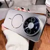 Aplicável ao Huawei Mate80ProMax Capa de Celular com Absorção Magnética Luz Fluida Sensação de Pele Fosca com Protetor de Lente Embutido Capa Protetora Anti-queda