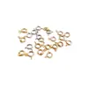 Chapado en Oro de 14K Oro Real de 18K Hebilla de Resorte Collar Pulsera Terminación Pinza de Langosta Hebilla de Conexión Materiales para Manualidades Accesorios Hechos a Mano