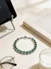 Pulseira Quadrada Grossa Cruzada Mais Vendida Microincrustada Moda Tendência Simples Pulseira Incrustada com Zircônia Venda Direta da Fábrica