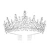 Corona Nupcial Popular Transfronteriza Corona de Cristal Boda Cumpleaños Accesorios Vestido de Princesa Diadema de Pedrería Estilo Europeo