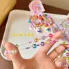 Nova Pulseira de Contas Desenho Animado Infantil Acessórios de Menina Zootopia Pulseira de Mão Versátil Infantil Joias de Mão Menina