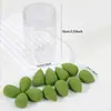 12 Esponjas de Maquillaje Mini Enlatadas Que No Absorben el Polvo y No se Atascan, Aptas para Uso Seco y Húmedo, Brocha para Base, Corrector, En Stock