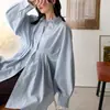 Pedidos de exportação japoneses, coreanos e do Sudeste Asiático: camisas de manga comprida para primavera, outono e inverno, camisetas básicas, camisetas lisas e blusas