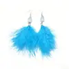 Pendientes Bohemios de Plumas Fluidas para Sesiones de Fotos de Viaje, Estilo Largo para Vacaciones en la Costa, Pendientes de Borlas de Estilo Étnico para Mujeres