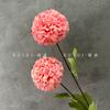 Flor artificial 3D Duas cabeças Hibisco Bola Hortênsia Advanced Sense Buquê Arranjo de casamento Ornamentos Adereços de tiro Flores decorativas
