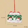 2026 Pingente de Resina de Natal para Família DIY Nome Escrito à Mão Osso de Cachorro de Natal Decoração de Árvore de Natal Personalização