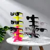 Soporte de exhibición para gafas, estante de almacenamiento de escritorio, expositor de gafas, soporte de mesa para exhibir múltiples pares de gafas de sol y gafas