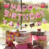 Nuevo Kit de Decoración para Fiesta de Cumpleaños Cosméticos Bandera Pastel Tarjeta Pequeña de Inserto Tema Maquillaje Decoración para Fiesta de Cumpleaños