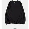 [Dos piezas] ropa interior de algodón peinado color liso cuello redondo manga larga camiseta de algodón puro para hombre y mujer camisa básica para debajo