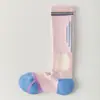 Meias de Compressão para Panturrilha Femininas, Estilo Primavera e Outono, Cano Longo, Fundo Felpudo, Absorventes de Suor, Respiráveis, Especiais para Yoga, Esportes e Corrida Femininos