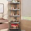 Estante de Esquina para Baño, Estante de Pie para Lavabo, Estante de Almacenamiento de Esquina para Inodoro, Solución de Almacenamiento