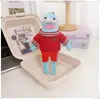 Colgantes de peces geniales, peces flácidos, peces que yacen planos de los residentes de Fondo de Bikini, accesorios para llaveros, chalecos de cama, Año Nuevo