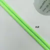 Cuerda de crochet colorida de poliéster, cordón redondo liso para ropa, cordones para sombreros, cordones para la cintura de pantalones, asas para bolsas de lona