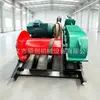 Talha de cabo de aço para construção, motor elétrico de cobre para elevação, freio hidráulico, talha de elevação e reboque para serviço pesado