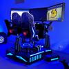 Grande Shopping Center Simulador de Arcade Sala de Experiência VR Máquina de Jogo de Corrida para Duas Pessoas com Três Telas Máquina de Diversão com Movimento Completo