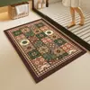 Tapetes de Chão para Banheiro Estilo Americano com Azulejo, Tapetes de Chão Absorventes de Lama de Diatomáceas, Resistentes a Manchas Domésticas, Tapetes Antiderrapantes de Fácil Manutenção, Tapetes Laváveis para Pés