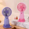 Ventilador de Mão USB Modelo Novo 2026, Suporte para Celular, Mini Ventilador Elétrico Portátil de Mesa para Uso Externo
