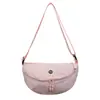 Bolso Cruzado de Nylon Casual de Color Sólido Estilo Coreano, Diseño de Nicho, Bolso Dumpling Casual para Viajes y Campus al por Mayor