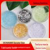 Contas de Óleo Coloridas Transparentes Microfluídicas, Contas de Microgel Que Encapsulam Partículas de Essência, Adequadas para Cosméticos, Loções e Cremes