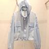 Chaqueta corta de protección solar para mujer, novedad de verano 2024, cárdigan fino de manga larga, ropa coreana holgada y transpirable para protegerse del sol.